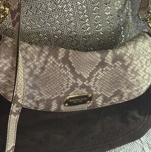 Michael Kors Brown and Tan Shoulder Bags